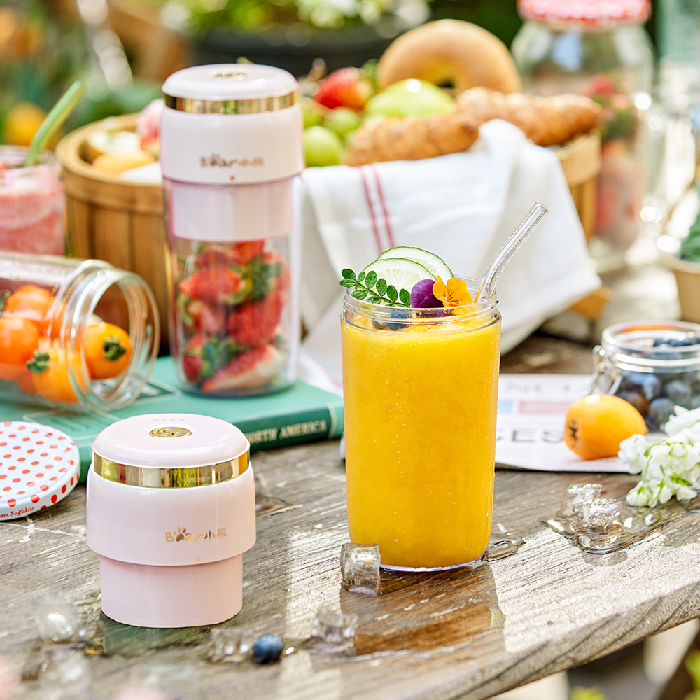 Taza de licuadora de jugo portátil de 300 ml